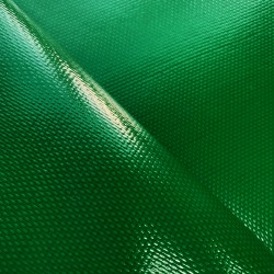Тентовый материал ПВХ 600 гр/м2 плотная, Зелёный (Ширина 150см), на отрез  в Апрелевке, 600 г/м2, 1189 руб