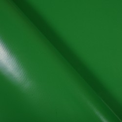 Тентовый материал ПВХ 450 гр/м2, Зелёный (Ширина 160см), на отрез  в Апрелевке, 450 г/м2, 799 руб