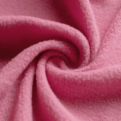 Флис Односторонний 130 гр/м2, цвет Розовый (на отрез)  в Апрелевке