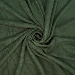 Ткань Флис Односторонний 130 гр/м2, цвет Темный хаки (на отрез)  в Апрелевке