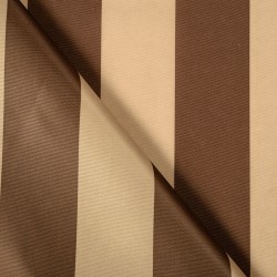 Ткань Оксфорд 300D PU, Бежево-Коричневая полоска (на отрез)  в Апрелевке