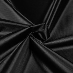 *Ткань Оксфорд 210D PU, цвет Черный (на отрез)  в Апрелевке