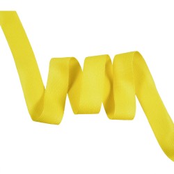 Окантовочная лента-бейка, цвет Жёлтый 22мм (на отрез)  в Апрелевке